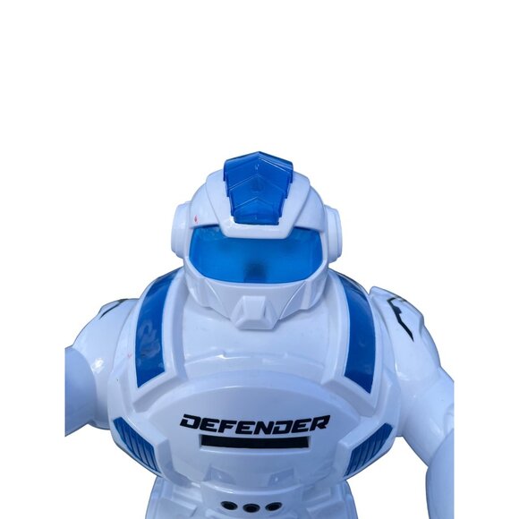 Defender Big White Dancing walking Talking Remote control Robot - Picture 3 of 8